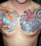 Foo Dog Chest Tattoos Body Art Tattoos