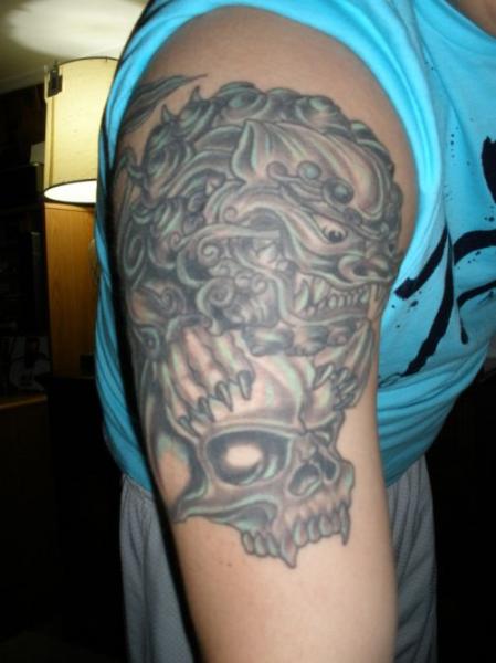 Foo Dog Tattoo Ideas For Men