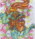 Angry Foo Dog Tattoos Designs