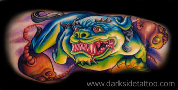 Tattoo Galleries Foo Dog Tattoo Design