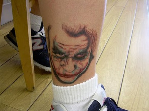 Cute Joker Tattoo For Men