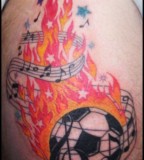 Football Tattoo Designs For Football Lovers