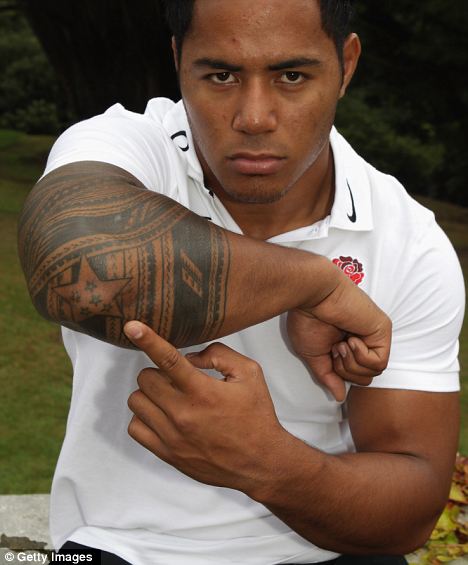 Manu Tuilagi Arm Tattoo Design