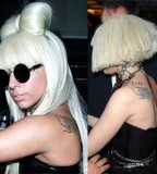 Upper Back Lady Gaga's Tattoo