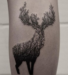 forrest-deer-autumn-tattoo forrest-deer-autumn-tattoo