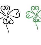 Four Leaf Clover Art Design