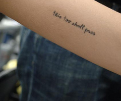 Sayings Tattoo On We Heart