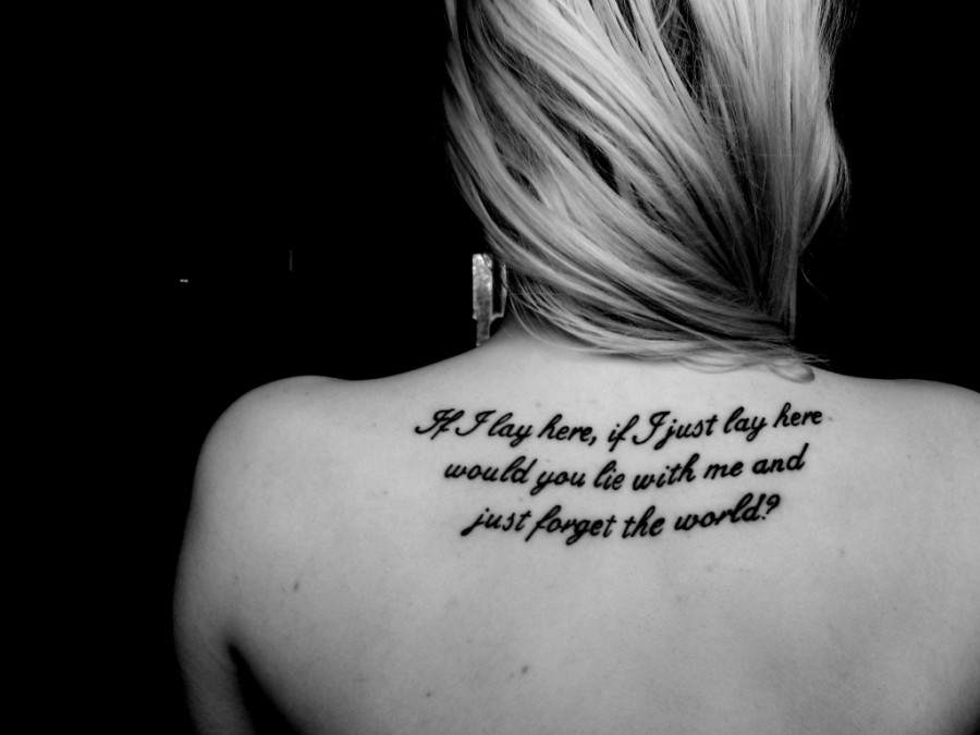 Quote Tattoo