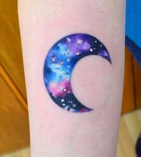 galaxy moon galaxy moon