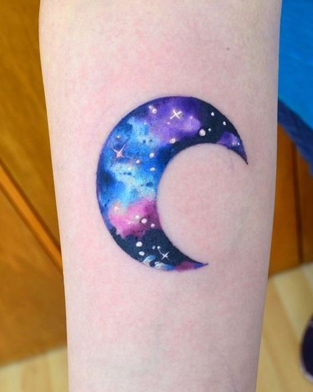 galaxy moon