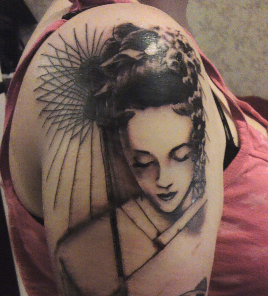 Geisha Japanese Tattoo Design Designs Tattooan Free Download