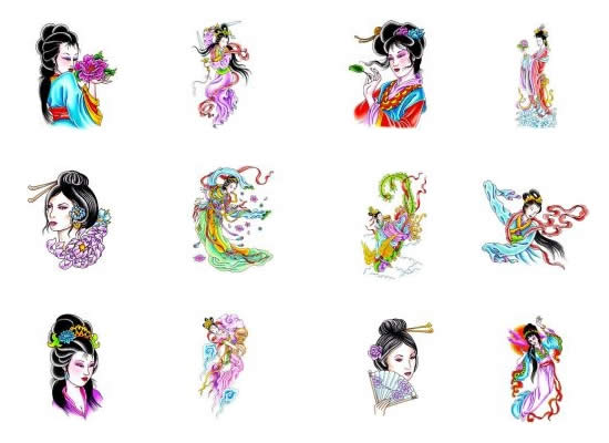 Geisha Tattoos What Do They Mean Geisha Tattoos Designs