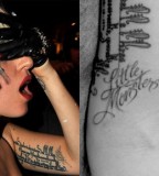 Lady Gagas Body Tattoos With Meanings