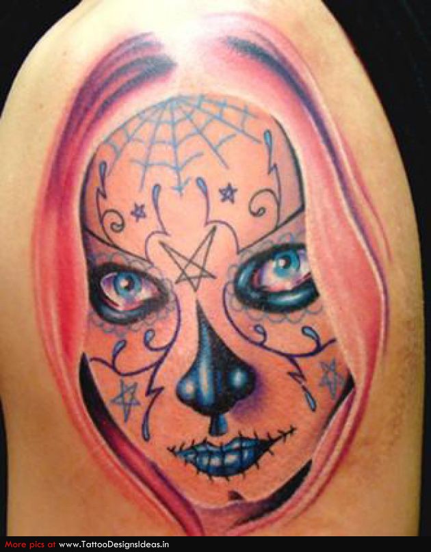 Day of The Dead Girl Tattoo