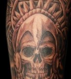 Aztec Skull By Steve Soto Goodfellas Tattoo