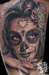 Dia De Los Muertos Tattoos