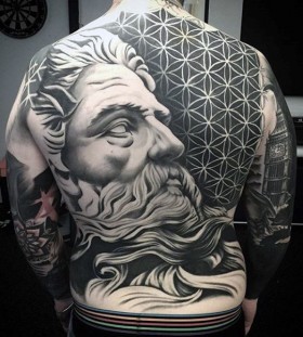 greek god full back tattoos for men greek god full back tattoos for men