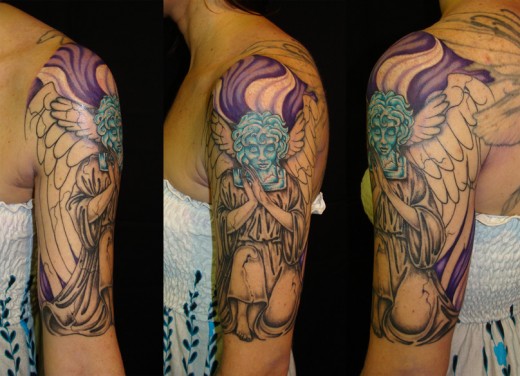 Gates of Eden Half Sleeve Tattoo Designs