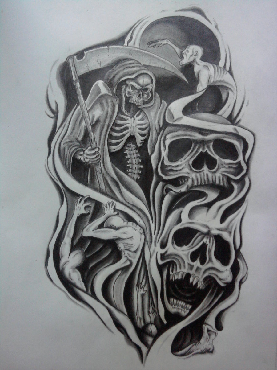 Half Sleeve Tattoo Design By Karlinoboy for Men