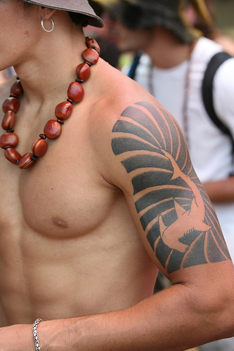 Cool Hammerhead Shark Tattoo On The Arm For Men