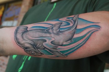 Attractive Hammerhead Shark Tattoo Design Ideas