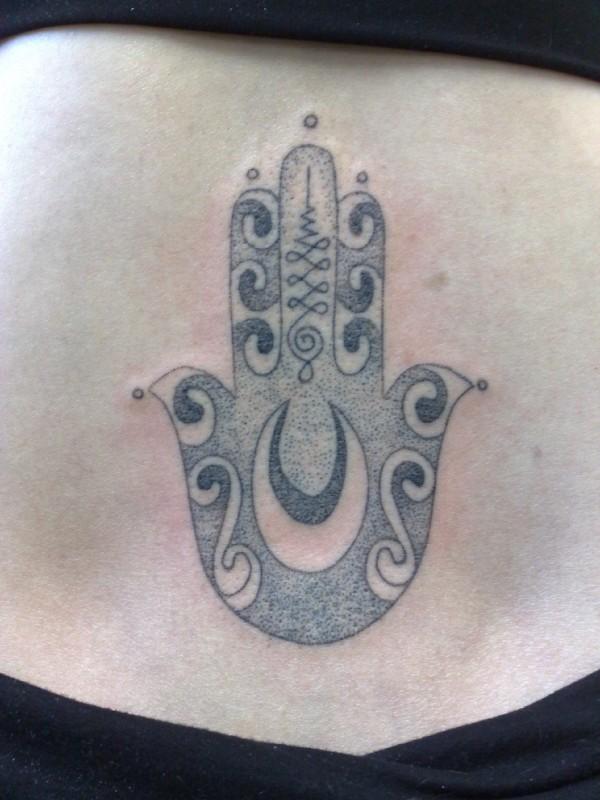 Angelas Hamsa Tattoo