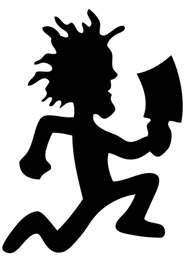 Black & White Hatchet Man Tattoo