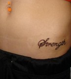 Awesome Strength Tattoos For Girl