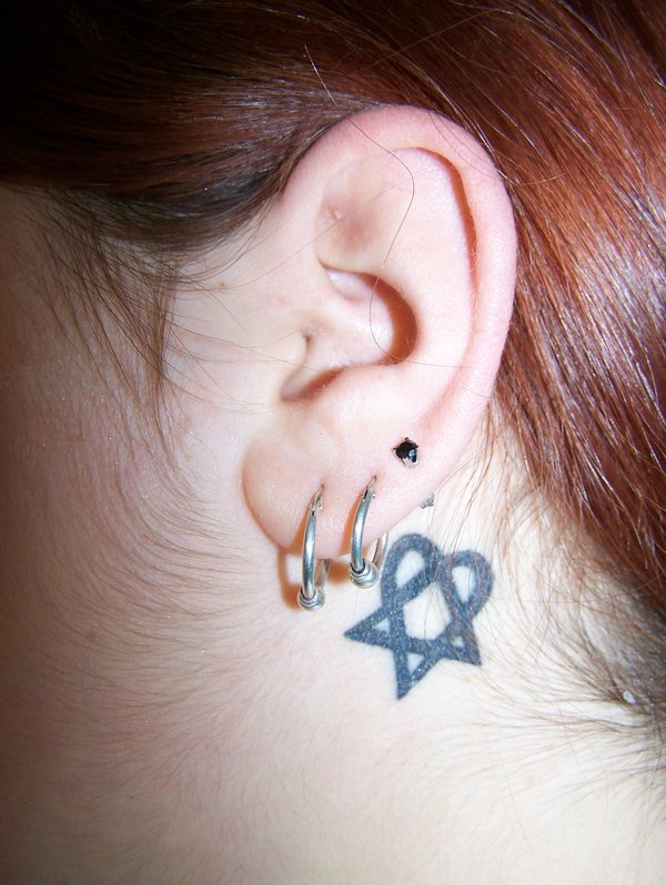 Small Yet Cute Heartagram Tattoo By Maliciousmischief