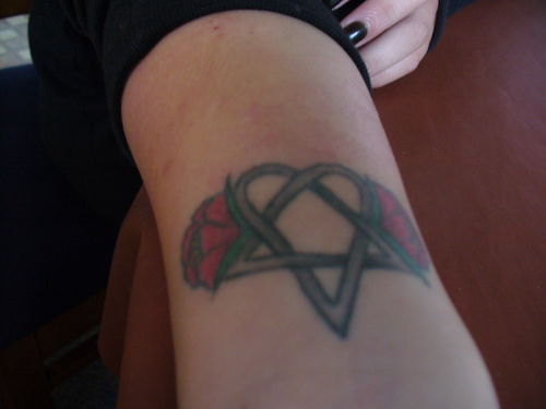 Cool Plain Heartagram Tattoos