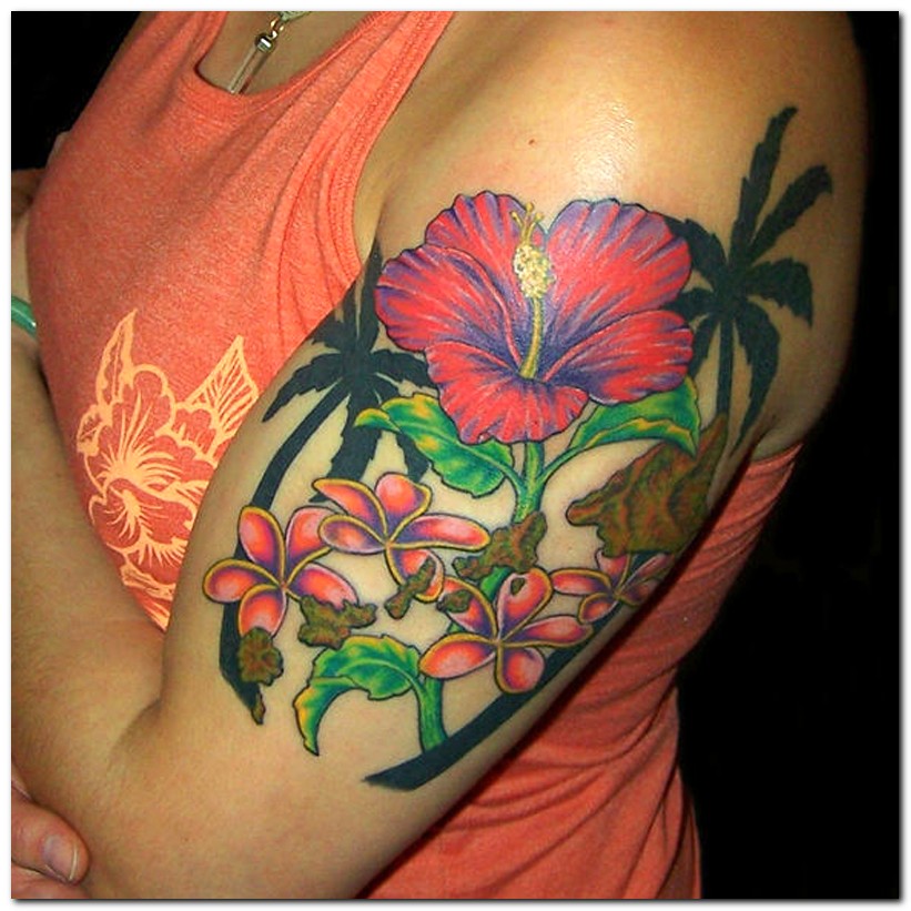 Cool Hibiscus Flower Tattoo Meaning Flower Tattoos