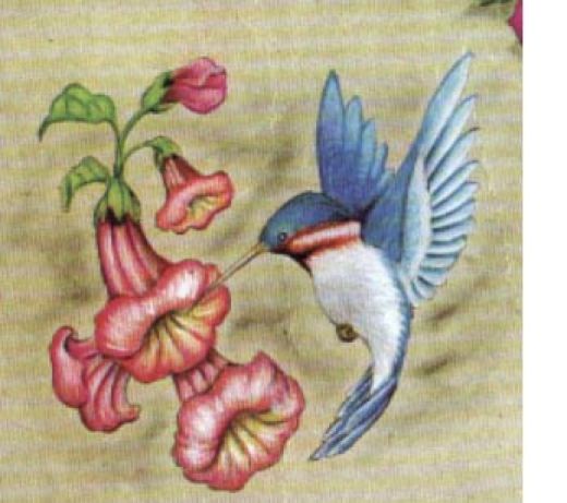 Cool Blue Hummingbird Tattoo Design Ideas