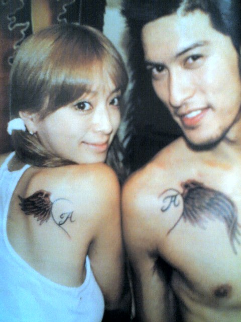 Beautiful Chinese Girls Matching Tattoos