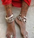 Indian Tattoos in Leg Body Art In India