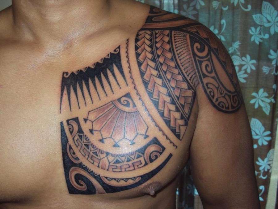 Awesome Tattoo On Chest for Man