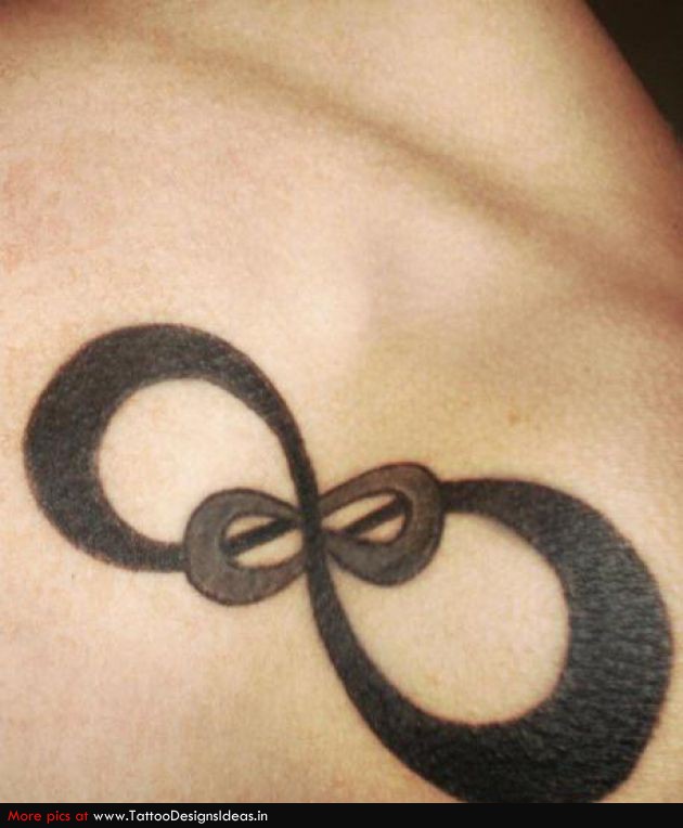 Superb Infinity Sign Tattoo Design Sample Pic