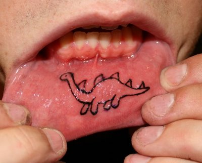 Inner Lip Tattoo