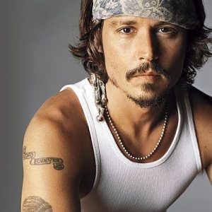 Johnny Depp Arm Tattoos Design Style