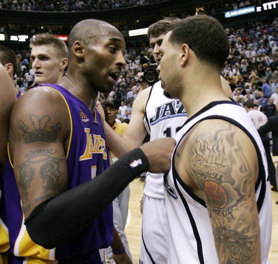 Kobe Bryant Tattoos Pictureson Arena