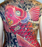 Big Red Koi Fish Tattoos Full Body