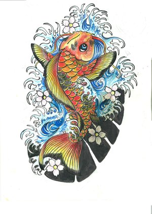 Japanese Koi Fish Tattoo Designs Gallery