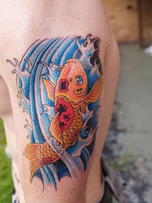 colorful Koi Fish Tattoos Tattoo Design