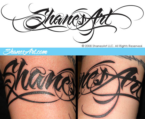 Different Lettering Styles For Tattoos By Bred Southern