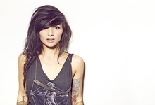 Brunettes Tattoos Women White Long Hair Braids Lights Valerie