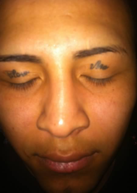 Simple Eyelid Tattoos