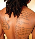 Poems Back Lil Wayne Tattoos