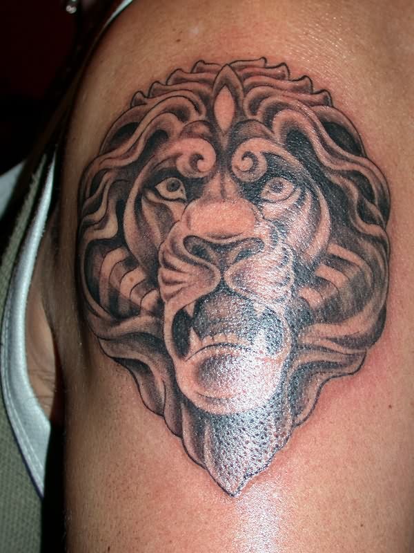 Beautiful Lion Half Sleeve Tattoo Design