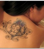 Ultimate Lion Back Tattoo 