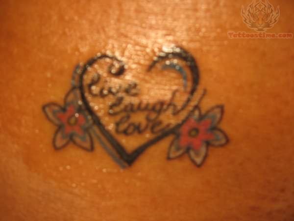 Live Laugh Love Tattoo Design Ideas