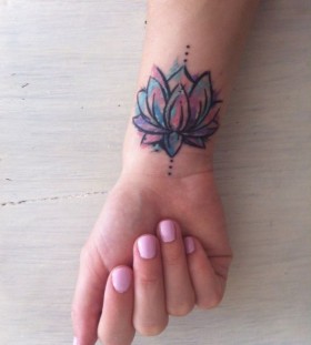 Lotus watercolor tattoo Lotus watercolor tattoo